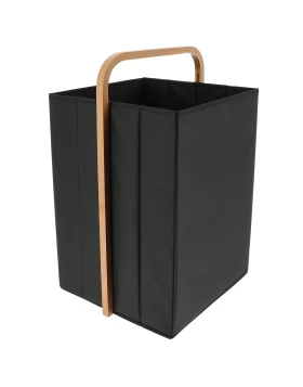 Καλάθι αποθήκευσης Bamboo σειρά 8461 Μαύρο (55x35x33cm) (Image 1)