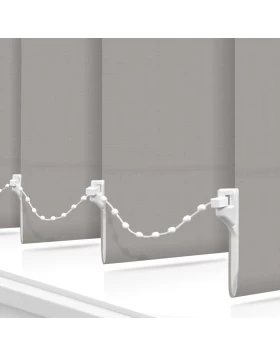 Κάθετες Περσίδες Deluxe με Αδιάφανο Γκρι Καφέ Ύφασμα 49-7425 (Μερικής Συσκότισης) (Image 1)