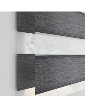 Διπλά Ρόλερ Ελεγχόμενης Σκίασης Deluxe Series Γκρι Wood Effect σειρά 755559 (Image 1)