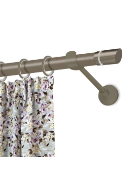 Κουρτινόξυλα Χακί Ελιάς Φ.25 σειρά Σύμη Strass 2527-18 Ελιάς Σκούρο (Μονό ή Διπλό) (Image 1)