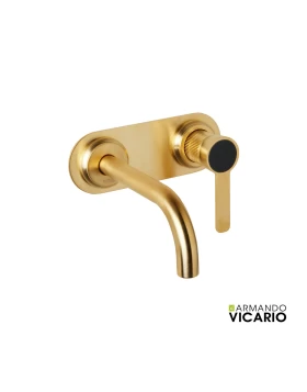 Μπαταρία Νιπτήρος Εντοιχισμού Armando Vicario Lumiere 516045-201 Gold Brushed (Image 1)