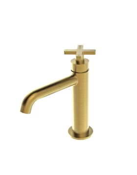 Μπαταρία Νιπτήρος La Torre Elle Cross 38004-201 Gold Brushed (Ύψος 16.5cm) (Image 1)