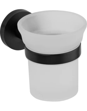 Ποτηροθήκη Γυαλί BronzeArt 2050-MM/Μαύρο (Image 1)