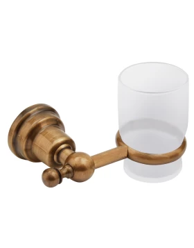 Ποτηροθήκη Γυαλί BronzeArt 201A-41/Αντικέ (Image 1)