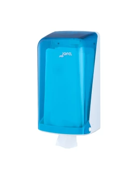 Χαρτοπετσετοθήκη μπάνιου Jofel AH71200 σε Μπλε Διάφανο