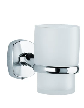 Ποτηροθήκη Γυαλί BronzeArt 20H8-10/Χρώμιο (Image 1)