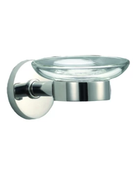 Σαπουνοθήκη Γυαλί BronzeArt 10Z8-10/Χρώμιο (Image 1)