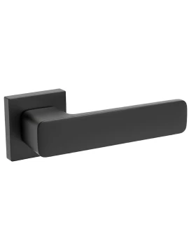 Πόμολα Πόρτας Inox χειρολαβές με ροζέτα Easy Line 00-268 Μαύρο ματ (Image 1)