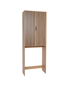 Έπιπλο Ξύλινο με Πηχάκια & Ντουλάπια σειρά 9751 Φυσικό Ξύλο (30x68x190cm) (Image 1)