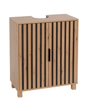 Έπιπλο Ξύλινο με Πηχάκια & Ντουλάπια σειρά 9733 Φυσικό Ξύλο (60x30x70cm) (Image 1)