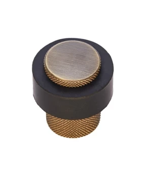 Στοπ Πόρτας Δαπέδου ILAVIO 5010 Dark Bronze Κανελάζ (Φ2,5×3,9cm) (Image 1)