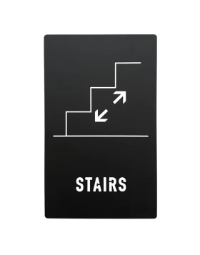 Αυτοκόλλητη Σήμανση Σκάλας ILAVIO 945 Μαύρο Ματ Soft Touch (10x30cm) (Image 1)