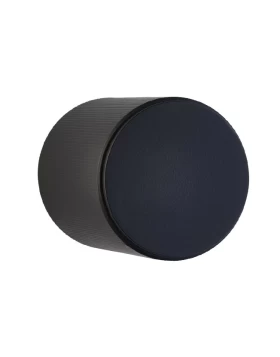 Πόμολα Εξώπορτας ILAVIO 2711 Μαύρο Ματ Fluted (Φ.50) (Image 1)