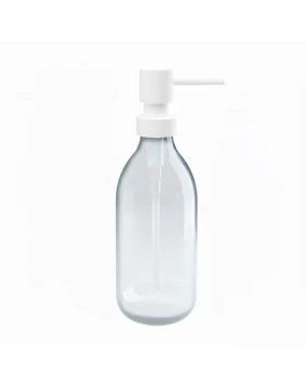 Dispenser (300ml) - Matt White, Pam & Co, Ø6.5 x H20 (cm), 79-033 (Image 1)