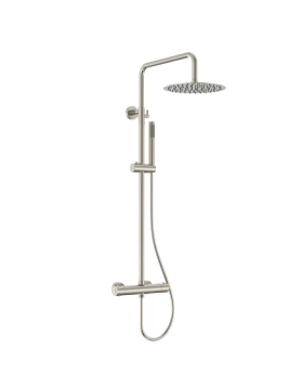 Στήλη Ντους 2 εξόδων Θερμοστατική Karag Artemis SC418M1202 Ανοξείδωτο Ματ (Ρυθμιζόμενου Ύψους) (Image 1)