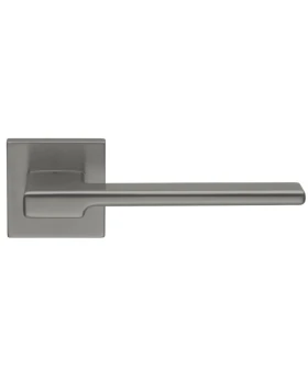 Πόμολα Πόρτας ILAVIO χειρολαβές με ροζέτα 2646 Graphite Smoked (Image 1)