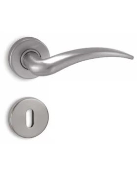Πόμολα Πόρτας Conset χειρολαβές με ροζέτα C435 Νίκελ ματ (Image 1)