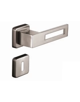 Πόμολο πόρτας με ροζέτα νίκελ-ματ cebi 2 (Image 1)