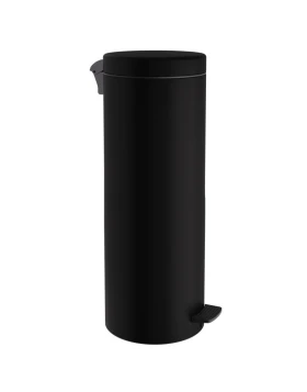 Χαρτοδοχείο 30 Lit, Soft Close - Matt Black, Pam & Co, Ø25 x H65 (cm), 2565-403 (Image 1)
