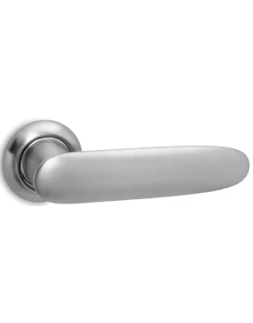 Πόμολα Πόρτας Convex Χειρολαβές με ροζέτα 2225 Χρώμιο ματ (Image 1)