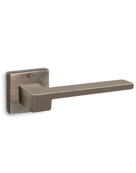 Πόμολα Πόρτας Convex χειρολαβές με ροζέτα 1535 Αντικέ Ματ (Image 1)