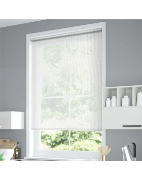 Ρόλερ Διάτρητα Super Screen σειρά 16.70.3 Λευκό Σπασμένο Βραδύκαυστο (Image 1)