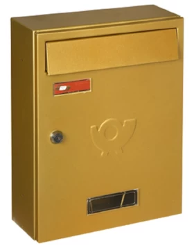 Γραμματοκιβώτια Viometal σειρά Athens 801 σε Χρυσό