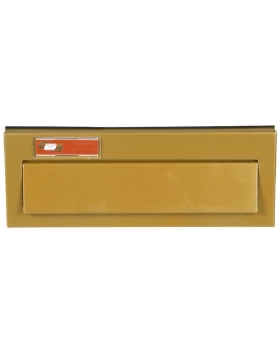 Γραμματοθυρίδες Viometal σειρά Torino 205 σε Χρυσό 26.5x10cm