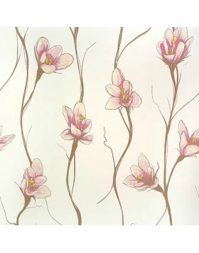 Ρόλερ σκίασης Floral Design σειρά Ροζ Λουλούδια 95-55 (Image 1)