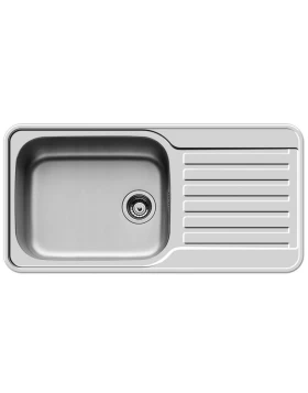 Νεροχύτες Pyramis Space Plus (96x48cm) 1B 1D-(108722601) Σαγρέ (Image 1)