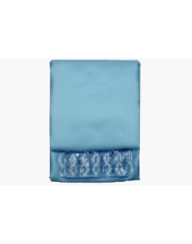 Κουρτίνα Μπάνιου Σιλικόνης μπλε Eco σειρά 6184