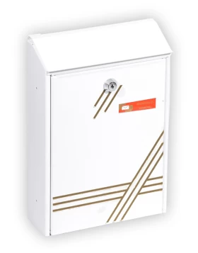 Γραμματοκιβώτια Viometal σειρά Γρανάδα 99 σε Άσπρο (20x29cm)