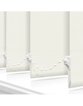 Κάθετες Περσίδες Deluxe με Ημιδιάφανο Ivory Ύφασμα 38-1994 (Μερικής Συσκότισης) (Image 1)