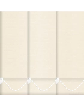 Κάθετες Υφασμάτινες Περσίδες σειρά 753 Ivory Μπεζ απόχρωση (Image 1)