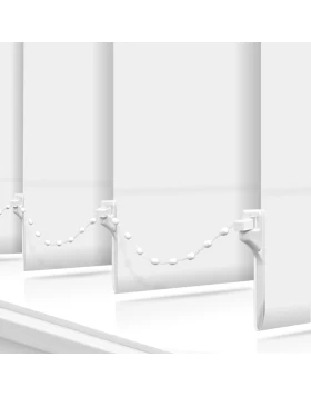 Κάθετες Περσίδες Deluxe με Αδιάφανο Λευκό Ύφασμα 71-1126 (Μερικής Συσκότισης) (Image 1)