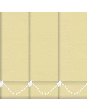 Κάθετες Υφασμάτινες Περσίδες σειρά 758 σε Μπεζ κίτρινη απόχρωση (Image 1)