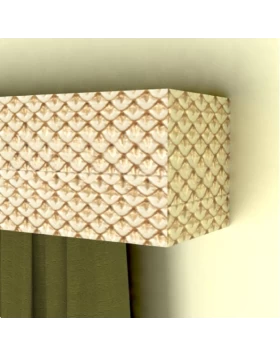 Κουρτινόξυλο μετόπη Demo σειρά 630 σε Ίβορι (Image 1)