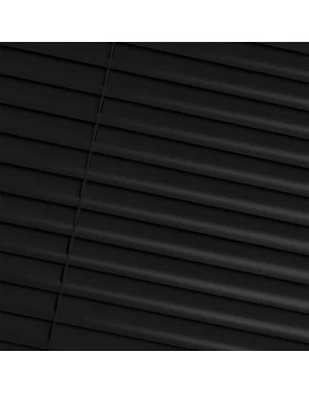 Στόρια Παραθύρων Αλουμινίου 16mm σειρά 0165 σε Μαύρο Γυαλιστερό