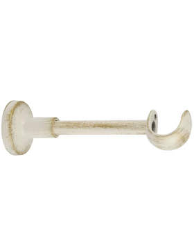 Στήριγμα για Κουρτινόξυλα Φ.25 Ζωγομετάλ σειρά 4009 Κρεμ Χρυσό (Image 1)