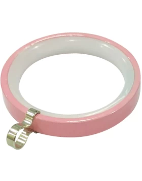 Κρίκοι Κουρτινών για Κουρτινόξυλα Φ.25 Ζωγομετάλ 0228 Ροζ (10 τεμάχια) (Image 1)