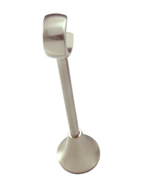 Στήριγμα για Κουρτινόξυλα Φ.25 Inox σειρά 1010 Νίκελ ματ (Image 1)