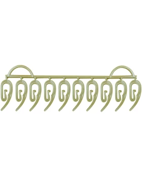 Πλαστικά Χούκς για Κουρτίνες σε Λαδί σειρά 4211 (1000 τεμάχια) (Image 1)