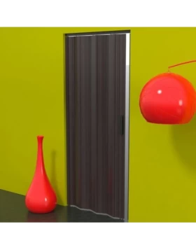 Πτυσσόμενη Πόρτα Φυσαρμόνικα Ακορντεόν χρώμα Ξύλου Βένγκε
