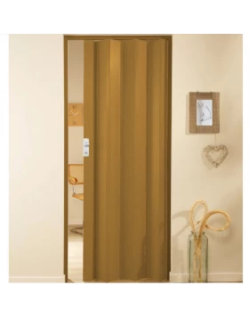 Πτυσσόμενη Πόρτα Φυσαρμόνικα Ακορντεόν χρώμα Ξύλου Ανιγκρέ