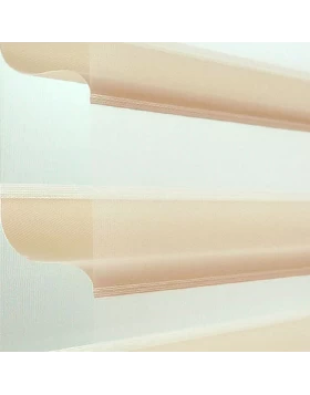 Τριπλά Ρόλερ παραθύρων 3D Ελεγχόμενης Σκίασης σε Χρώμα Βουτύρου σειρά 18731