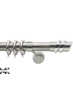 Κουρτινόξυλα Ανοξείδωτα Φ.35 Νίκελ ματ Satellite 10479 (Image 1)