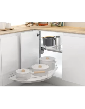 Αυτόματη σκευοθήκη ''Dolphin'' Menage Confort σειρά 0594 Δεξιά για 60αρα πόρτα σε Λευκό (Image 1)