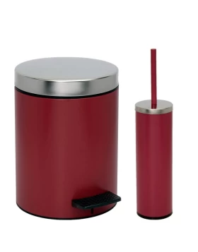 Σετ Χαρτοδοχείο 5lt & Πιγκάλ Pam σειρά 05-126-153 Μπορντό Χρώμιο (Image 1)