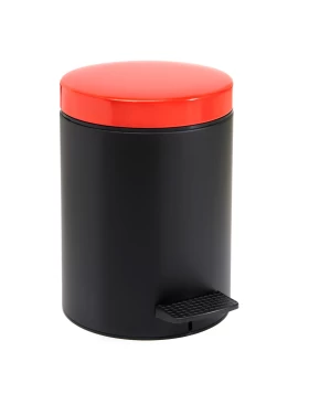 Χαρτοδοχείο 5lt Pam σειρά 05-403-503 Μαύρο Κόκκινο (20x28cm) (Image 1)