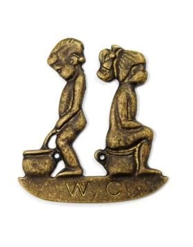 Ένδειξη Σήμανση πόρτας WC σειρά Fimello 116.070 Αντικέ (Image 1)